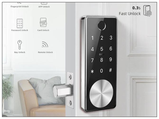 Cerradura Digital Silver